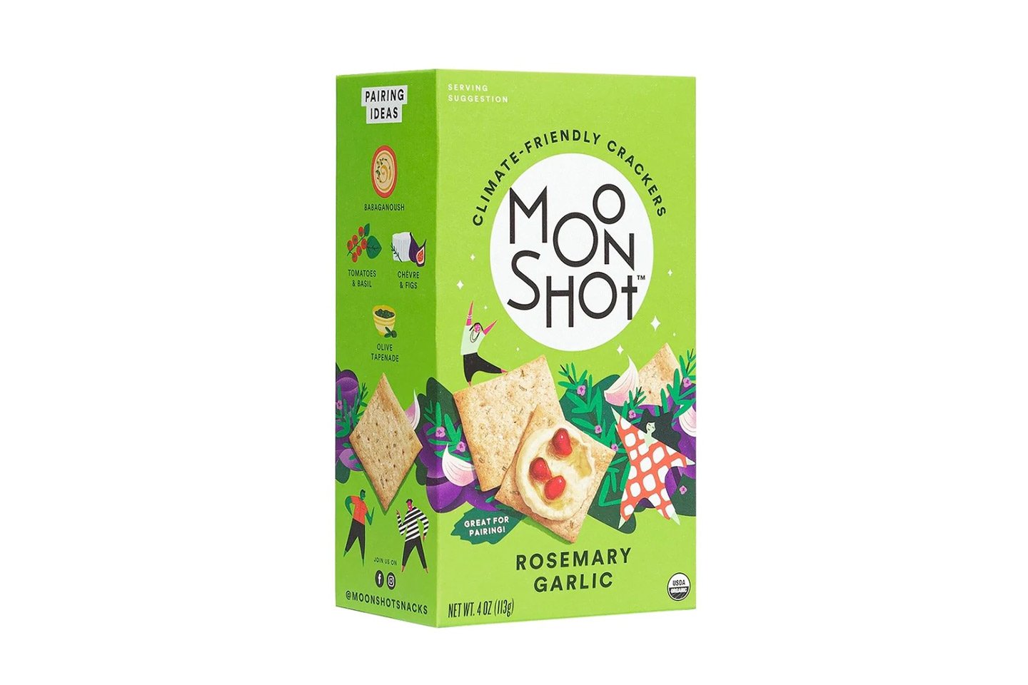 Moonshet carbon neutral snacks