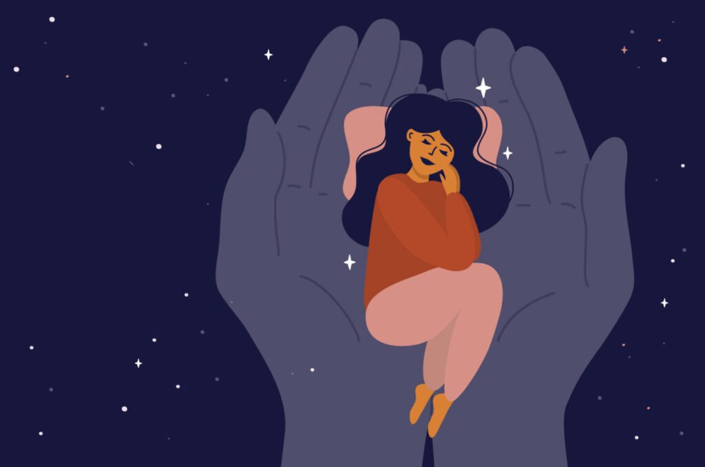 Sleeping illustration