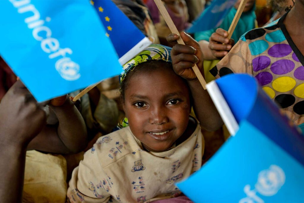 Unicef educating girls charity