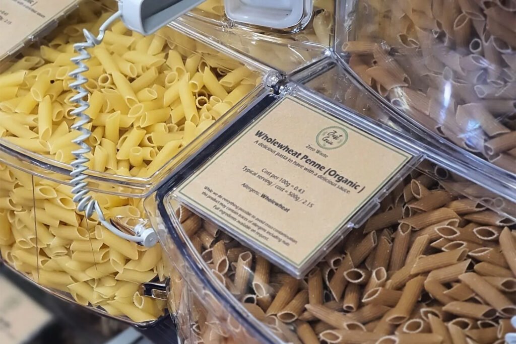 Organic pasta zero waste